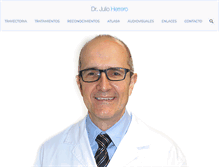 Tablet Screenshot of doctorjulioherrero.com